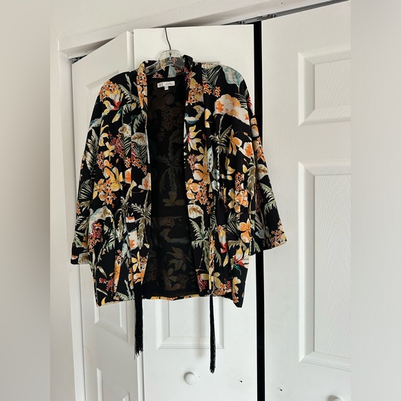 Floral blazer kimono - Picture 8 of 9